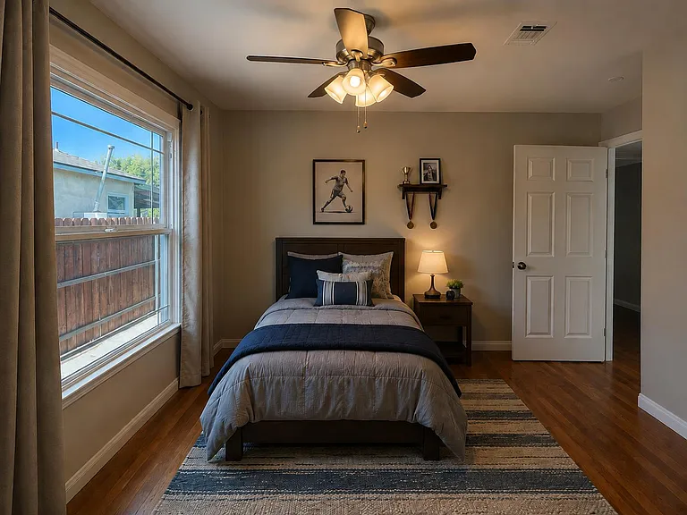 AI generated image of bedroom # 1