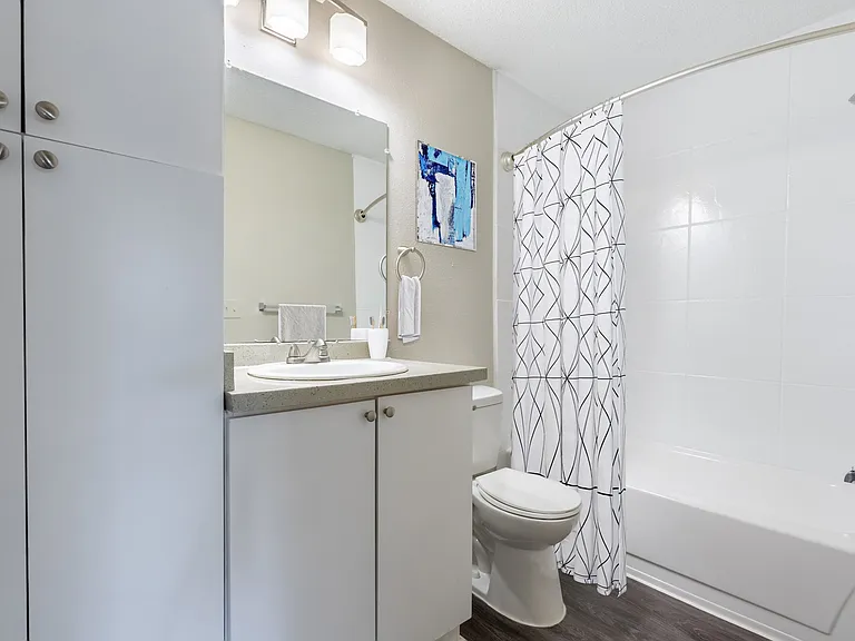 Virtually Staged Bathroom