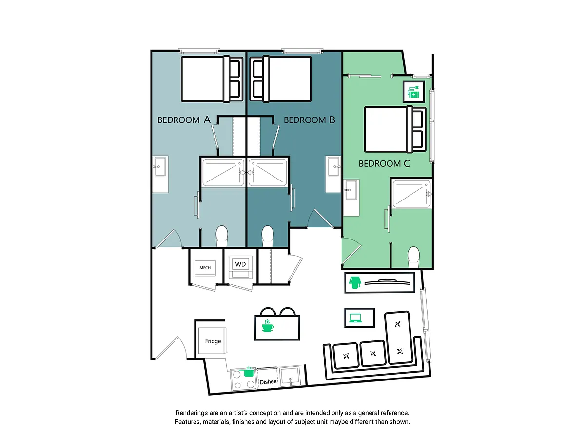 Floor plan 3C