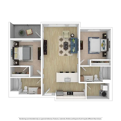 Floor plan 2B 2B Plan A