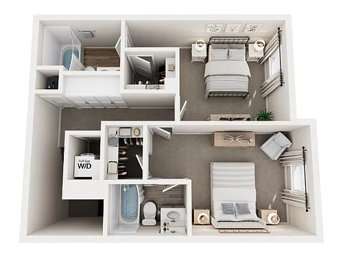 Floor plan Barcelona-San Carlo II Townhomes