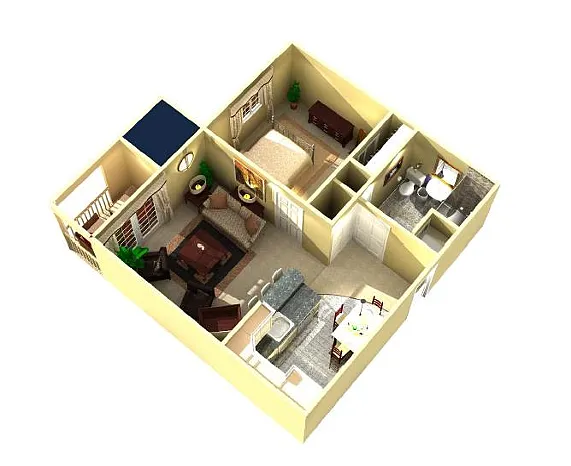 Floor plan 1 Bedroom