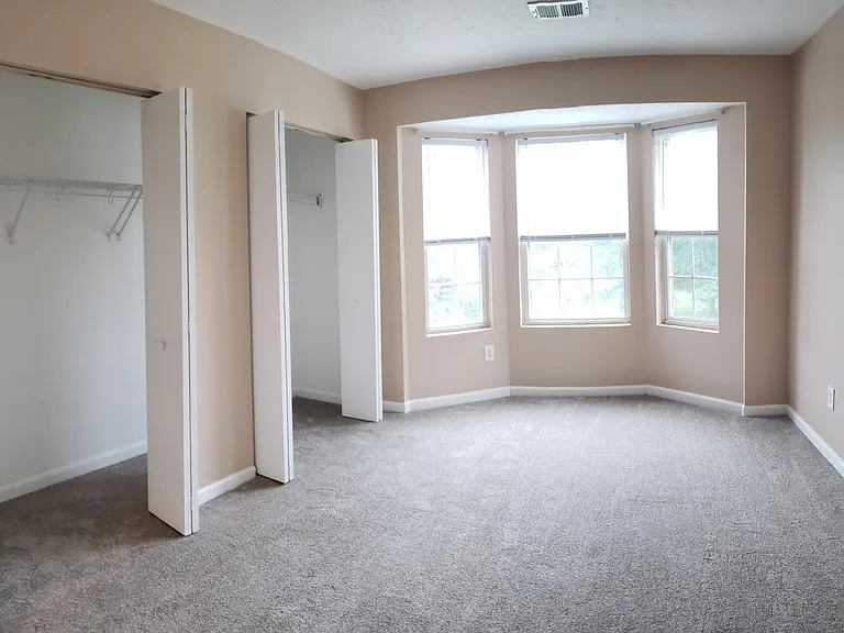 Large closets in 2nd bedroom goes the full length of the room!