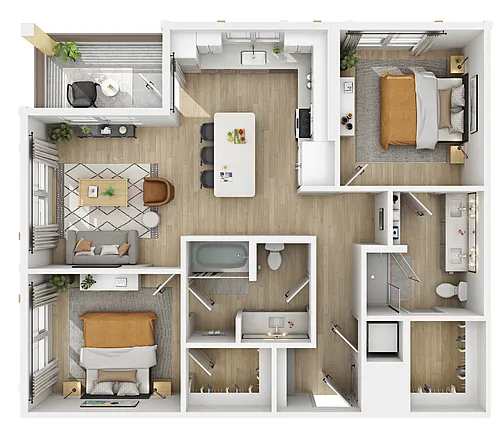 Floor plan B2