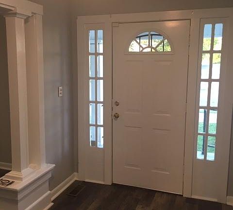 Freshly painted walls, doors, columns, beautiful and durable pet-friendly LVP flooring