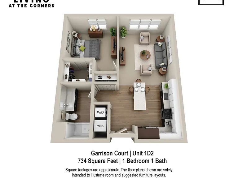 Garrison Court Unit Style 1D2 Garrison Court Unit Style 1D2