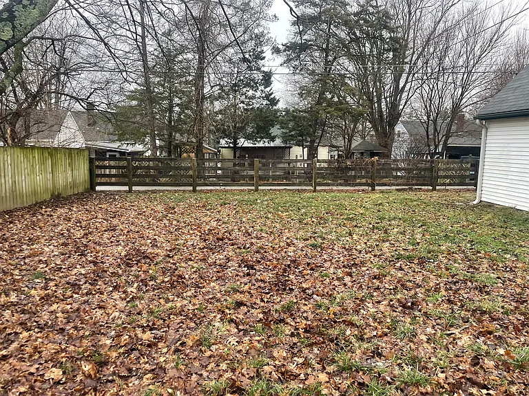 Fenced in Back yard