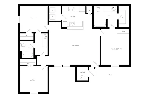 Floor plan C1