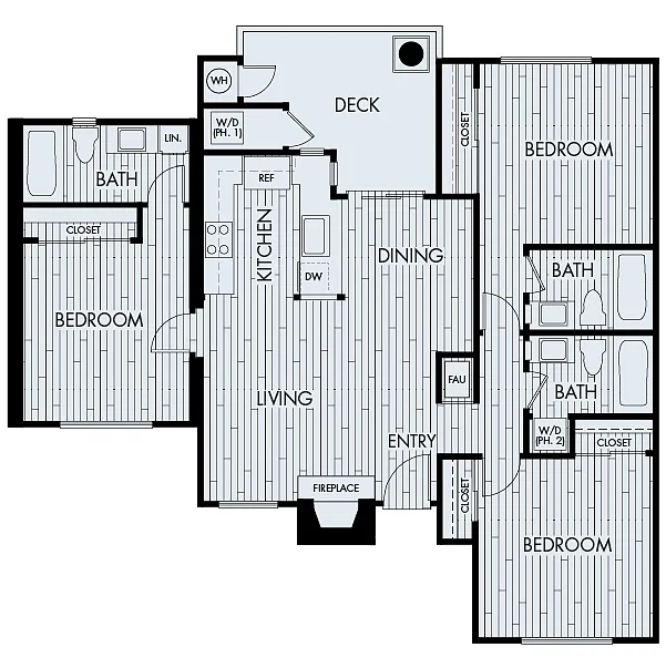 Floor plan Seaside Plan 3A