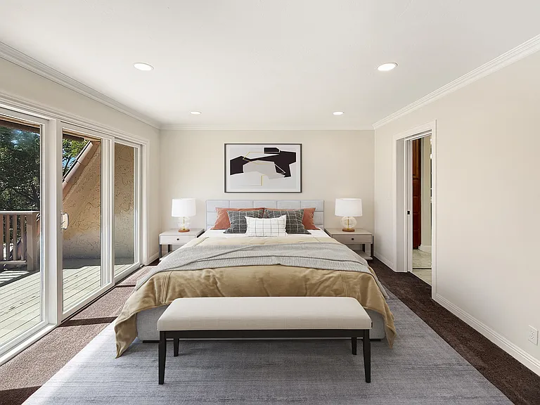 Primary Bedroom - Virtually Staged