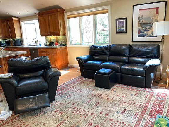Family room with French Sliding doors to the right to exit to the patio