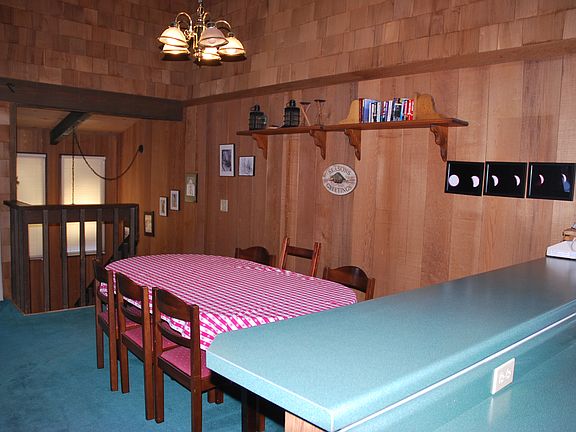 Dining Area showing stairs 