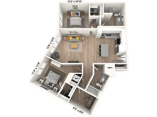 Floor plan BD-3-Scheme II