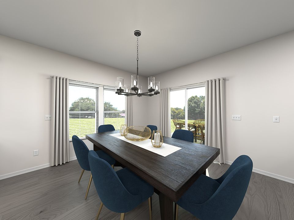 Virtually Staged Dining Room