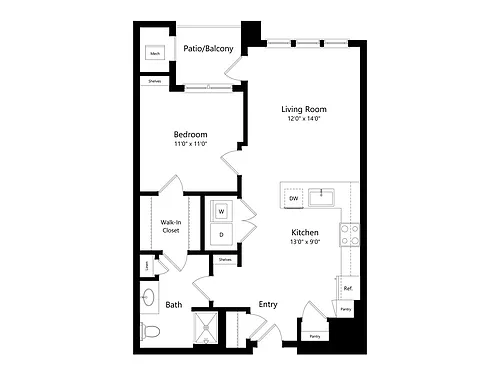 Floor plan A2 Alt 2