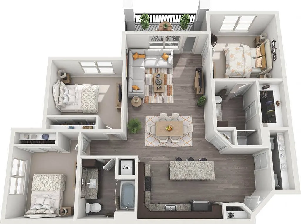 Floor plan C1