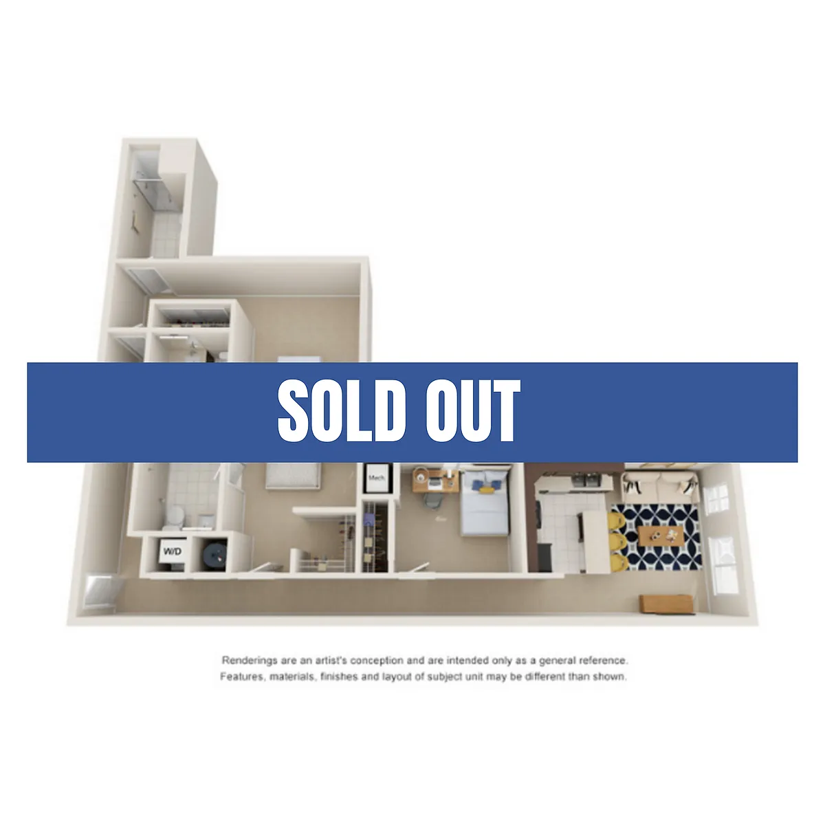 Floor plan 3BR/3BA - Standard