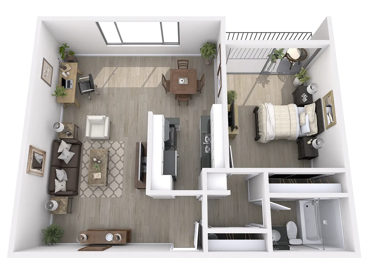 Floor plan 1X1