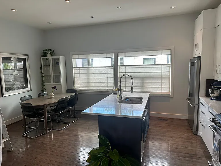 Kitchen and dining area