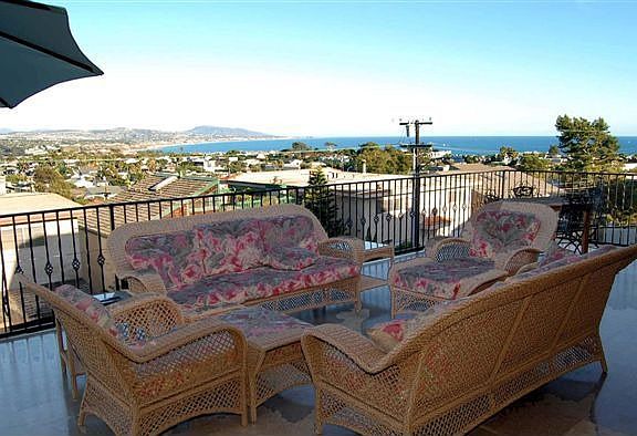 large deck with barbecue