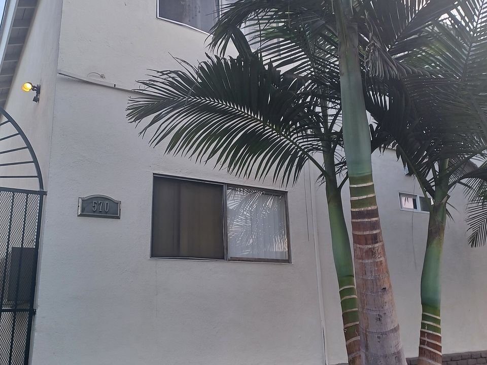 The Front of 570 a 9-unit gated building