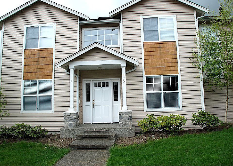 Front door facing west
