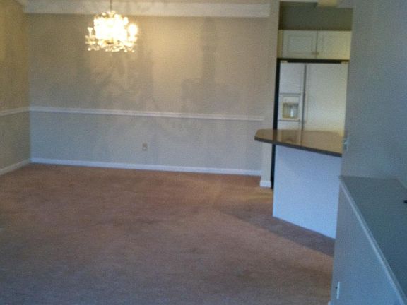 Dinning room view from balcony/living room