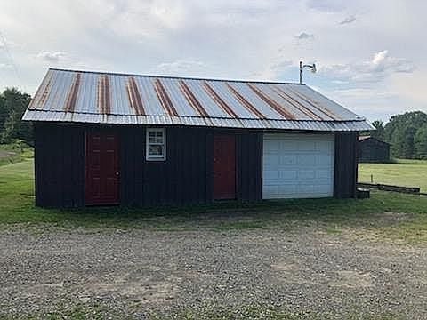 Garage and extra storage.