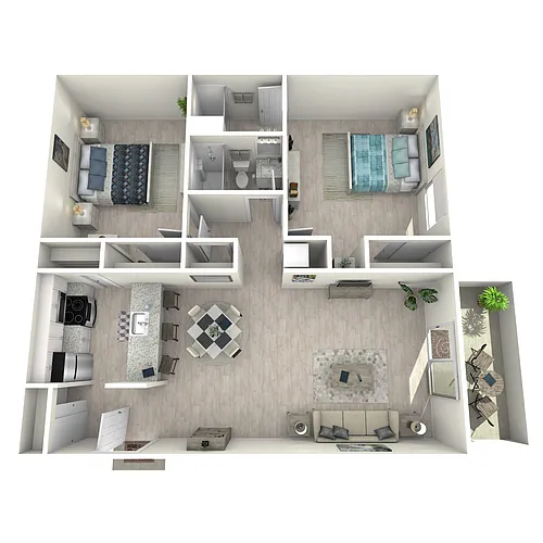 Floor plan 2 Bedroom