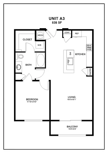 Floor plan A3