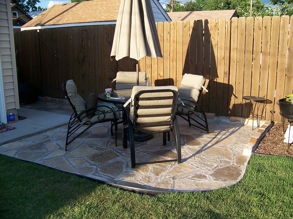 Backyard patio