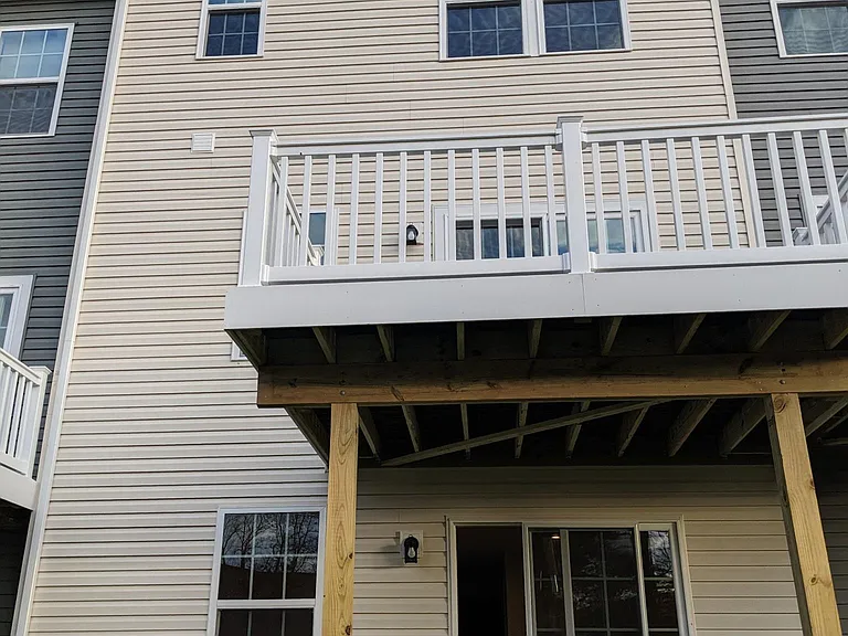 Exterior-back with deck