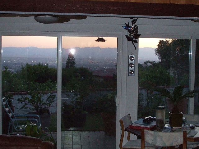 Mountain & city light view