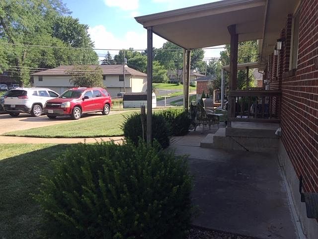 Unit 1's patio.