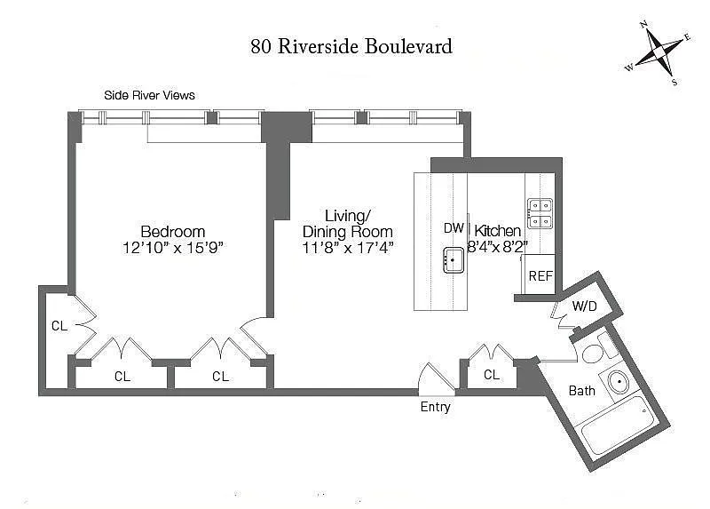 Building Photo - 80 Riverside Blvd #15D