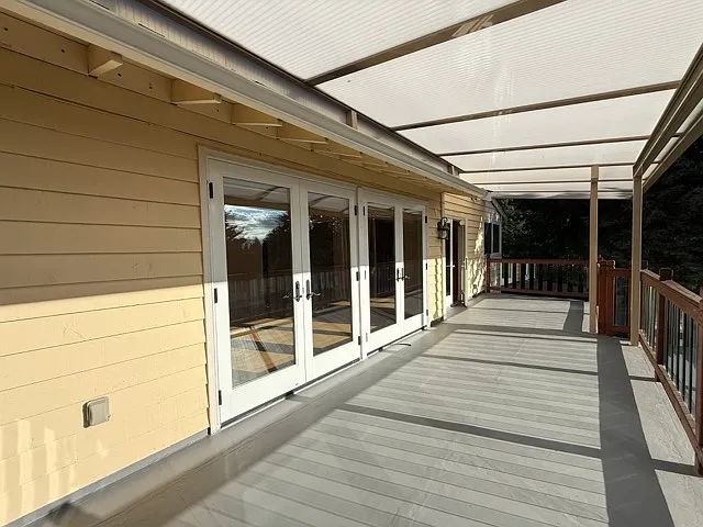 huge deck