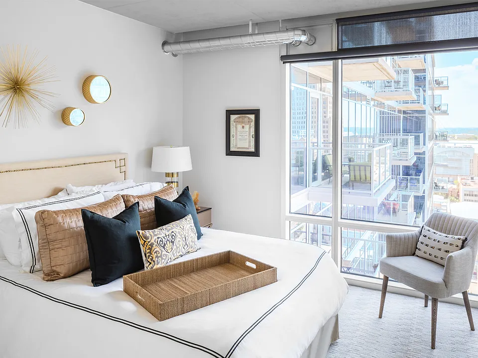Spacious Bedroom Suites at Two Light Luxury Apartments