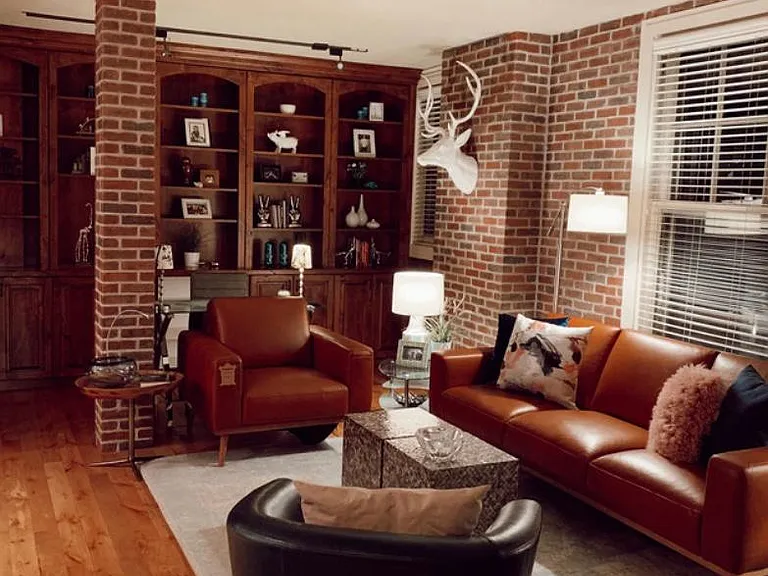 Open loft living, dining and kitchen. Fully furnished.