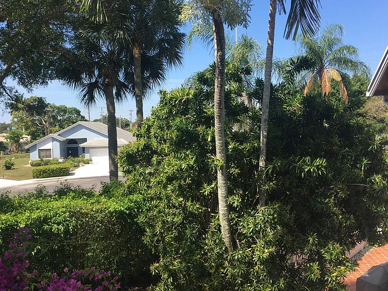 View from master bathroom