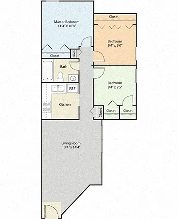 Floor plan C1 Renovated