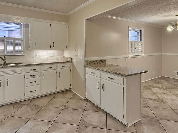 kitchen and dining area