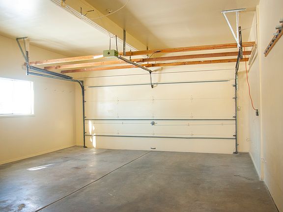 Garage with garage door