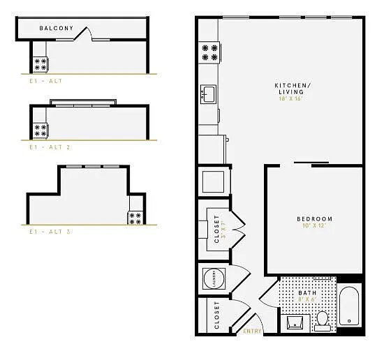 Floor plan E1-ALTPH