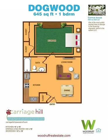 Floor plan Dogwood (Renovated)