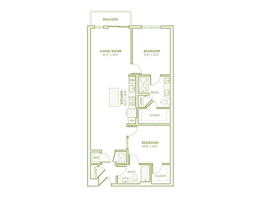 Floor plan B16