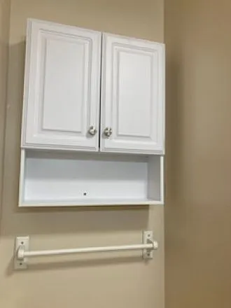 Master bath cabinet