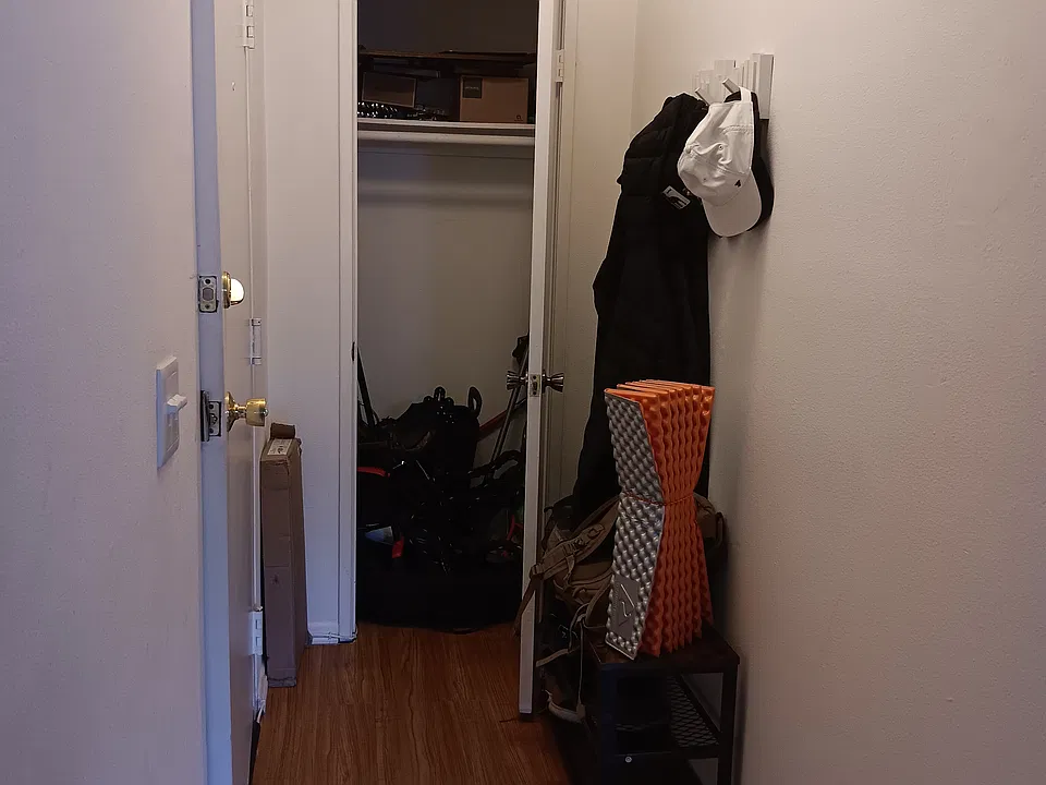 Hall closet