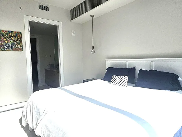 king size bed in master bedroom