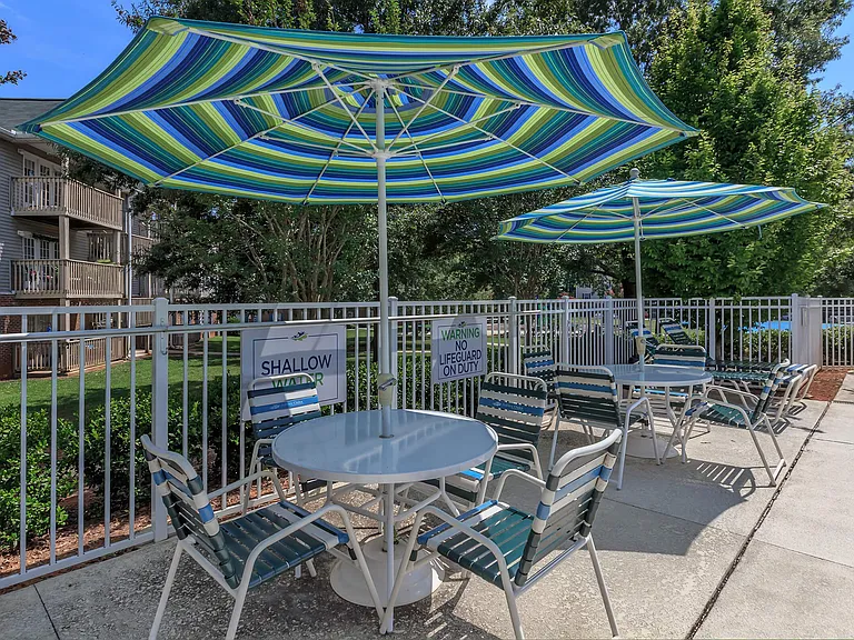 Shaded Seating Area - Sundeck