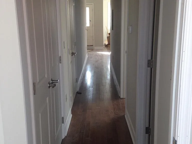Apartment hallway from front bedroom